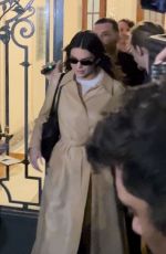 KENDALL JENNER Leaves Her Hotel After Filming for L