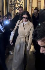 KENDALL JENNER Leaves Her Hotel After Filming for L