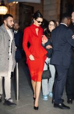 KENDALL JENNER Leaves Ritz Hotel in Paris 03/08/2024
