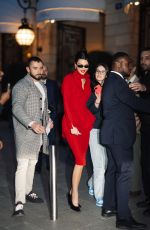 KENDALL JENNER Leaves Ritz Hotel in Paris 03/08/2024