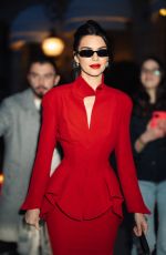 KENDALL JENNER Leaves Ritz Hotel in Paris 03/08/2024