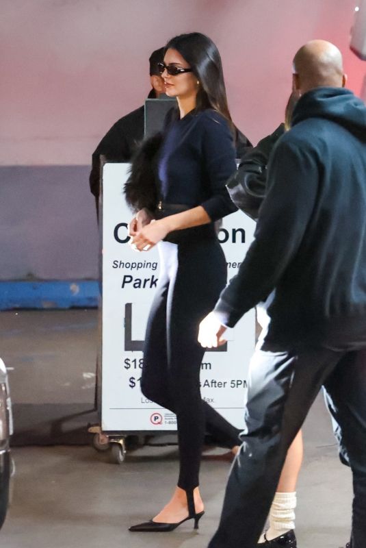 KENDALL JENNER Out for Lunch with Friends at Sushi Park in Los Angeles 03/15/2024