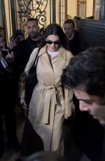 KENDALL JENNER Prepares for L