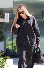 KHLOE KARDASHIAN Leaves a Family Meeting in Los Angeles 03/21/2024