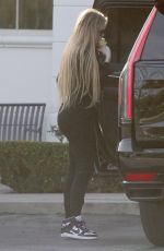 KHLOE KARDASHIAN Out for Ice Cream in Calabasas 03/13/2024
