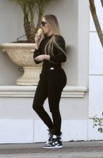 KHLOE KARDASHIAN Out for Ice Cream in Calabasas 03/13/2024