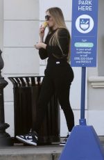 KHLOE KARDASHIAN Out for Ice Cream in Calabasas 03/13/2024