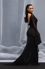 KIM KARDASHIAN at Balenciaga Womenswear Fall/Winter Fashion Show in Paris 03/03/24