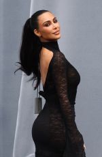KIM KARDASHIAN at Balenciaga Womenswear Fall/Winter Fashion Show in Paris 03/03/24