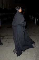 KIM KARDASHIAN Leaves Ritz Hotel at Paris Fashion Week 03/04/2024