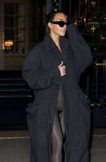 KIM KARDASHIAN Leaves Ritz Hotel at Paris Fashion Week 03/04/2024