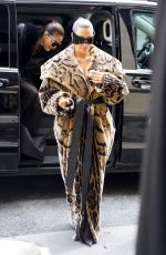 KIM KARDASHIAN Out for Dinner at Costes Restaurant in Paris 03/03/2024