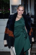 KIMBERLY WYATT Arrives at Gala Night for Cabaret At The Kit Kat Club in London 03/28/2024