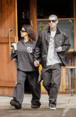 KOURTNEY KARDASHIAN and Travis Barker Out for Breakfast in a Vintage 