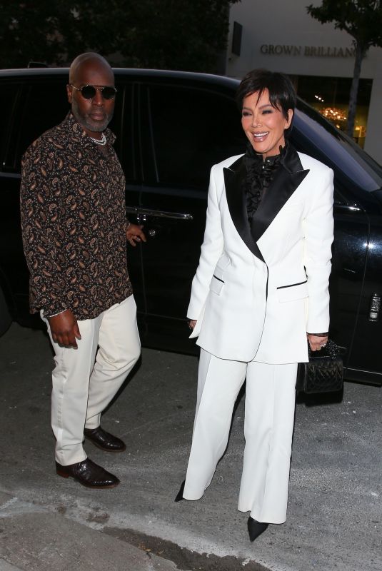 KRIS JENNER Arrives at Kylie Jenner’s Sprint Vodka Launch Party in West Hollywood 03/21/2024