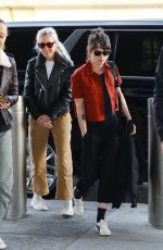 KRISTEN STEWART and DYLAN MEYER Arrives at JFK Airport in New York 03/14/2024