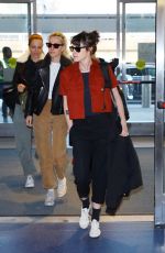 KRISTEN STEWART and DYLAN MEYER Arrives at JFK Airport in New York 03/14/2024