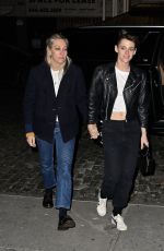 KRISTEN STEWART and DYLAN MEYER Return Home After a Day of Movie Promos 03/12/2024