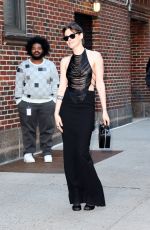 KRISTEN STEWART Arrives at Ed Sullivan Theater in New York 03/11/2024