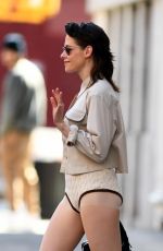 KRISTEN STEWART Out Without Pants in New York 03/12/2024