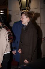KRISTINE FROSETH Leaves Her Hotel in Paris 03/04/2024