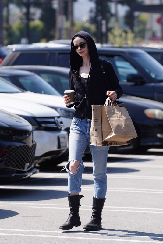 KRYSTEN RITTER Out for Coffee and Groceries in Studio City 03/22/2024