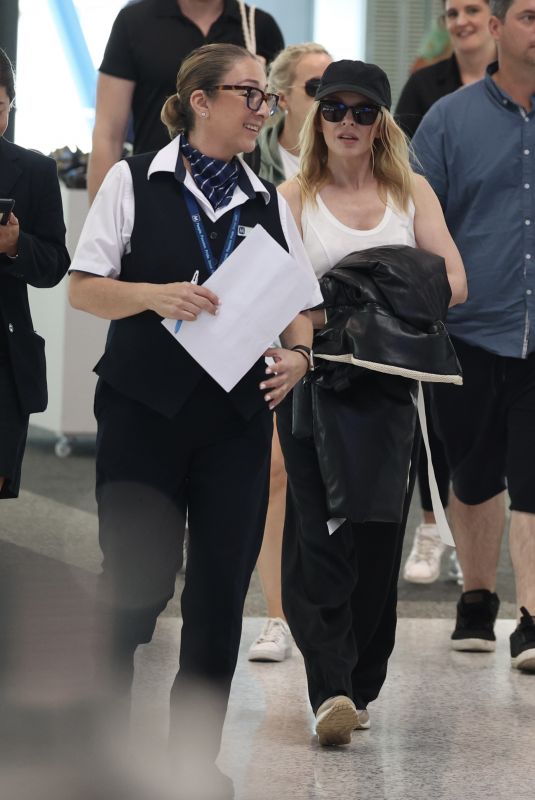 KYLIE MINOGUE Arrives in Sydney 03/24/2024