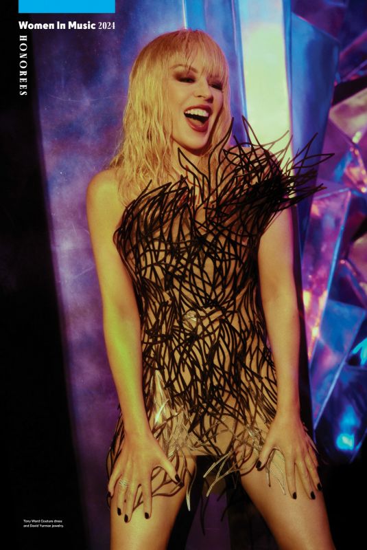 KYLIE MINOGUE in Billboard Magazine, March 2024