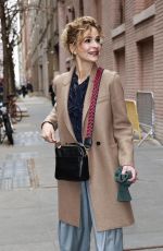 KYRA SEDGWICK Leaves The View in New York 03/27/2024