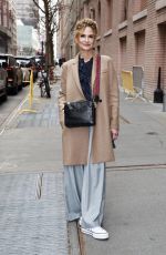 KYRA SEDGWICK Leaves The View in New York 03/27/2024