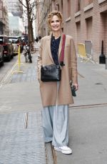 KYRA SEDGWICK Leaves The View in New York 03/27/2024