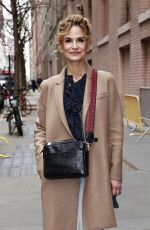 KYRA SEDGWICK Leaves The View in New York 03/27/2024