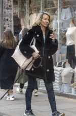 LADY VICTORIA HERVEY Out with Her Dog on Kings Road in Chelsea 03/28/2024
