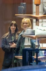 LARA WORTHINGTON Shopping at Bottega Veneta, Prada and Alaia Avenue Montaigne in Paris 02/29/2024
