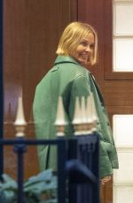 LARA WORTHINGTON Shopping at Bottega Veneta, Prada and Alaia Avenue Montaigne in Paris 02/29/2024