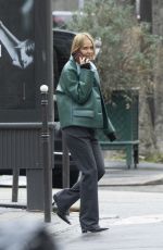 LARA WORTHINGTON Shopping at Bottega Veneta, Prada and Alaia Avenue Montaigne in Paris 02/29/2024