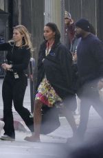 LAURA HARRIER on the Set of Michael Jackson Biopic Movie Michael in Los Angeles 03/02/2024