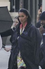 LAURA HARRIER on the Set of Michael Jackson Biopic Movie Michael in Los Angeles 03/02/2024
