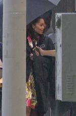 LAURA HARRIER on the Set of Michael Jackson Biopic Movie Michael in Los Angeles 03/02/2024