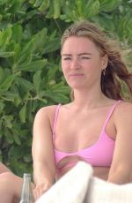 LAURA WOODS in Bikini at a Beach in Tulum 03/25/2024