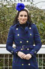 LAURA WTIGHT Arrives at Style Wednesday at Cheltenham Festival 2024 in Gloucestershire 03/13/2024