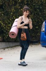 LAUREN PARSEKIAN Leaves a Yoga Class in Los Feliz 03/03/2024