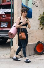 LAUREN PARSEKIAN Leaves a Yoga Class in Los Feliz 03/03/2024