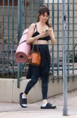 LAUREN PARSEKIAN Leaves a Yoga Class in Los Feliz 03/03/2024