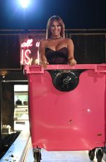 LAUREN SIMON on the Set of The Real Housewives Of Cheshire at Menagerie Bar in Manchester 03/26/2024