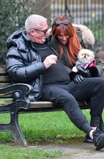 LAUREN SIMON Out with Her New Boyfriend in Cheshire 03/16/2024