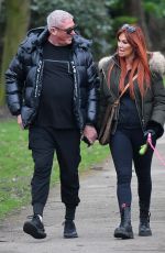 LAUREN SIMON Out with Her New Boyfriend in Cheshire 03/16/2024