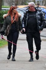 LAUREN SIMON Out with Her New Boyfriend in Cheshire 03/16/2024