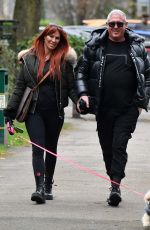 LAUREN SIMON Out with Her New Boyfriend in Cheshire 03/16/2024
