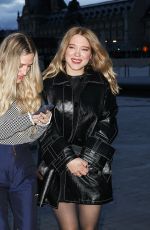 LEA SEYDOUX at Louis Vuitton Womenswear FW24-25 Fashion Show at Paris Fashion Week 03/05/2024